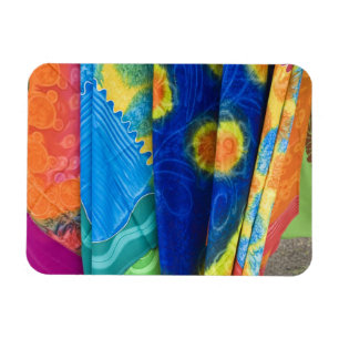 Cook Eilanden, Rarotonga. Batikdoek Punanga Nui Magneet