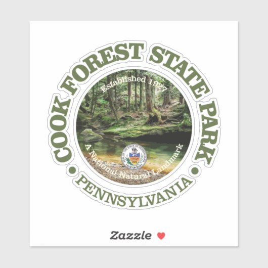 Cook Forest SP Sticker (Vel)