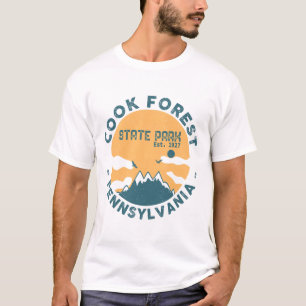 Cook Forest State Park Pennsylvania  Retro T-shirt