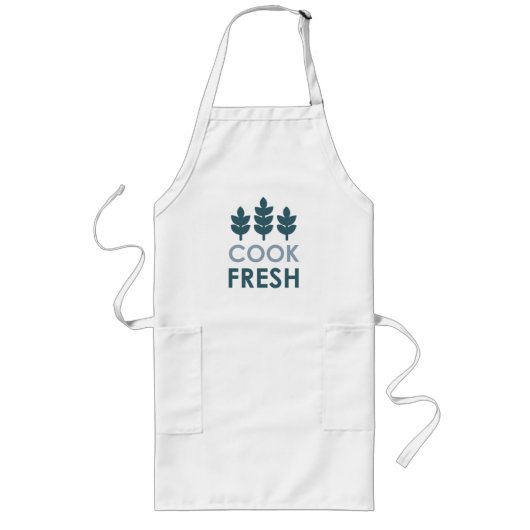 Cook Fresh Apron Lang Schort (Voorkant)
