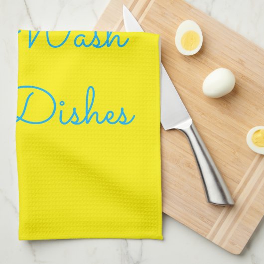 Cook, ik wast de kleren. theedoek (Quarter Fold)