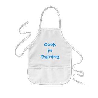 Cook in opleiding kinder schort
