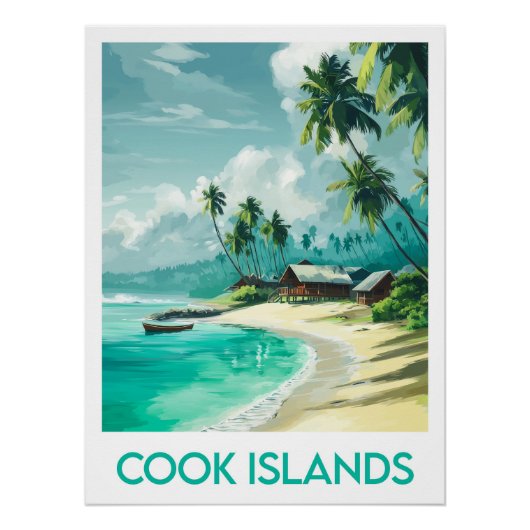 Cook Islands Poster (Devant)
