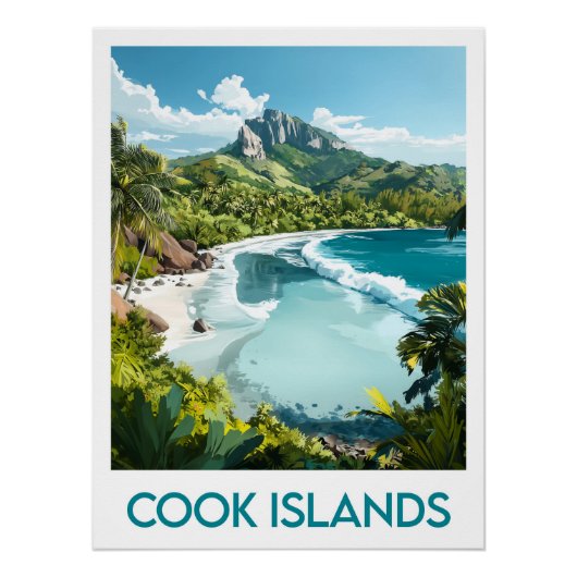 Cook Islands Poster (Devant)