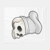 Cook met pet op de borst fleece deken (Voorkant (Horizontaal))