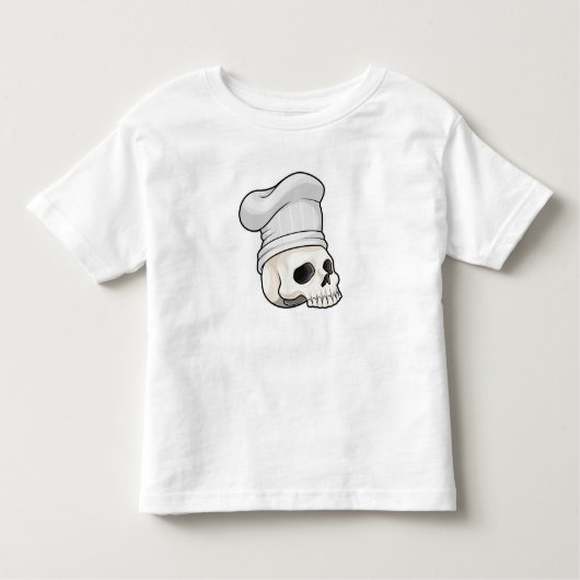 Cook met pet op de borst kinder shirts (Voorkant)