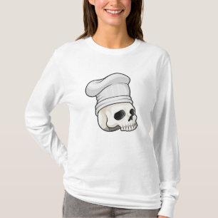 Cook met pet op de borst t-shirt