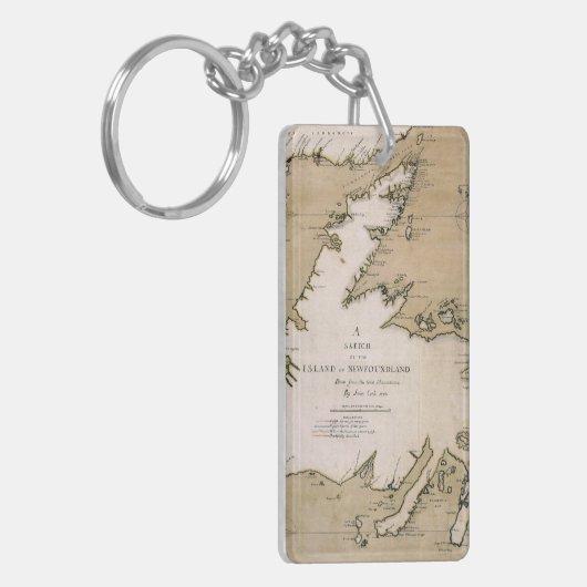 COOK: NEWFOUNDLAND, 1763 SLEUTELHANGER (Voorkant Links)