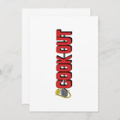 Cook Out (restaurant) Kaart (Voorkant / Achterkant)