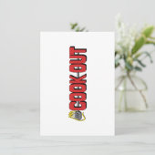 Cook Out (restaurant) Kaart (Staand voorkant)