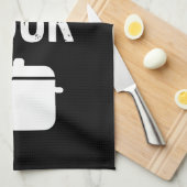 Cook pan ontwerp theedoek (Quarter Fold)