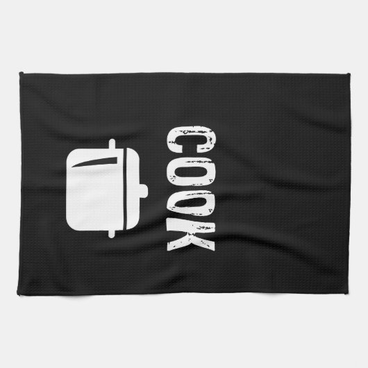 Cook pan ontwerp theedoek (Horizontaal)