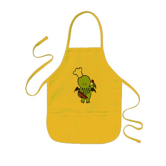 Cook samen met Cthulhu Kinder Schort (Voorkant)