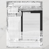Cookbook Recipe Insert (Achterkant)