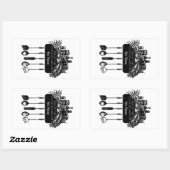 Cookbooks Bookplate Sticker (Vel)