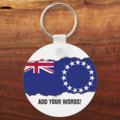 Cookeilanden Sleutelhanger (Voorkant)