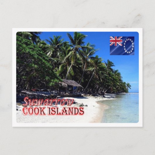 Cookeilanden - Suwarrow - Briefkaart (Voorkant)