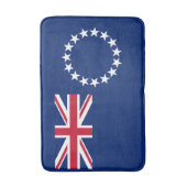 Cookeilanden vlag badmat (Voorkant Verticaal)