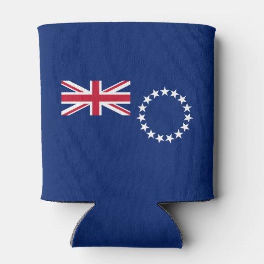 Cookeilanden vlag blikjeskoeler (Achterkant)