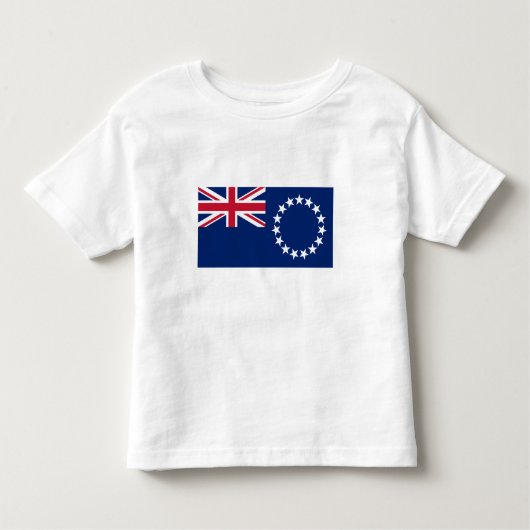 Cookeilanden vlag kinder shirts (Voorkant)