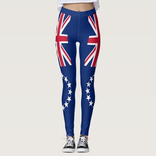 Cookeilanden vlag leggings (Voorkant)