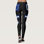 Cookeilanden vlag leggings (Achterkant)