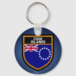 Cookeilanden vlag sleutelhanger