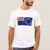 Cookeilanden vlag t-shirt (Voorkant)