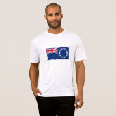 Cookeilanden vlag t-shirt (Voorkant volledig)