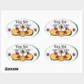 Cooker Said Yes, Sir Sticker – Funny Kitchen Quote (Feuille)