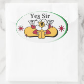 Cooker Said Yes, Sir Sticker – Funny Kitchen Quote (Sac)