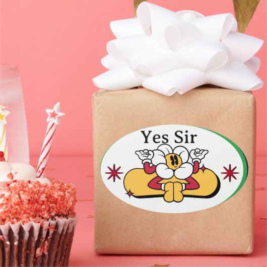 Cooker Said Yes, Sir Sticker – Funny Kitchen Quote (Fête)