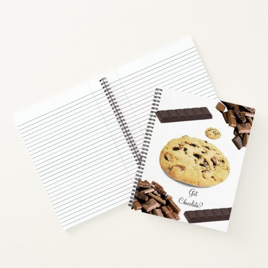 Cookie à Carnet spiral au chocolat (Intérieur)
