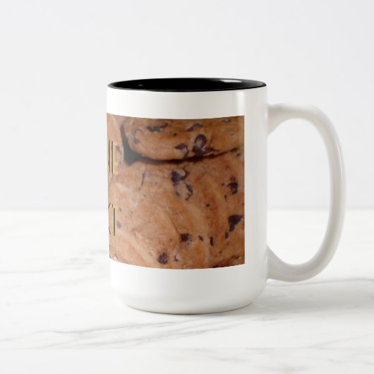 Cookie Addict Cookie Pattern Mok (Rechts)