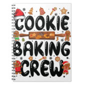 Cookie Baking Creeks kerstontbijt Te Notitieboek (Voorkant)