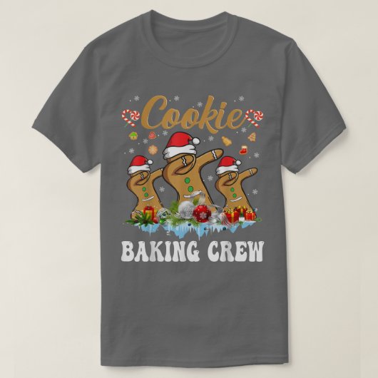 Cookie Baking Creeks kerstontbijt Te T-shirt (Design voorkant)