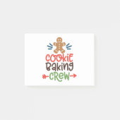 Cookie baking crew christmas  post-it® notes (Voorkant)
