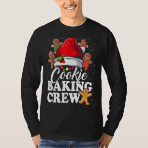 Cookie Baking Crew Christmas Santa Family Gingerbr T-shirt
