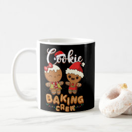 Cookie Baking Crew Christmas Santa Family Team Koffiemok