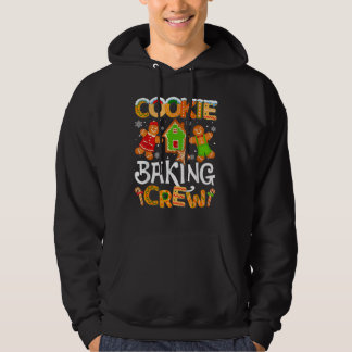 Cookie Baking Crew Familie Kerst Gingerbread Te Hoodie