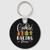 Cookie Baking Crew Family Christmas Gingerbread Te Sleutelhanger (Voorkant)
