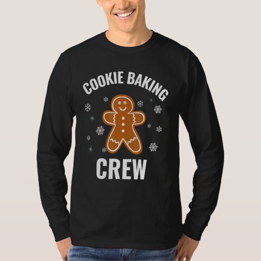 Cookie Baking Crew Funny Holiday T-shirt (Voorkant)