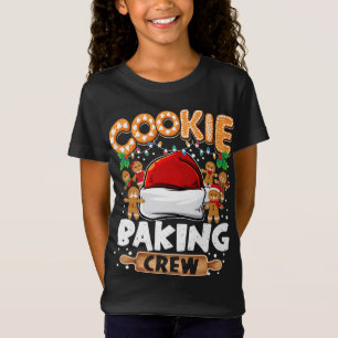 Cookie Baking Crew Funny Kerstlights Gingerbr T-shirt