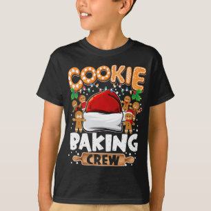 Cookie Baking Crew Funny Kerstlights Gingerbr T-shirt