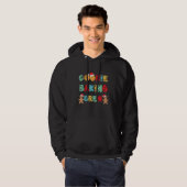 Cookie Baking Crew Gingerbread Men With Xmas Hats  Hoodie (Voorkant volledig)