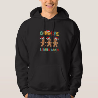 Cookie Baking Crew Gingerbread Men With Xmas Hats Hoodie