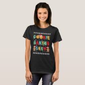Cookie Baking Crew Gingerbread Men With Xmas Hats  T-shirt (Voorkant volledig)