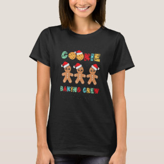 Cookie Baking Crew Gingerbread Men With Xmas Hats T-shirt