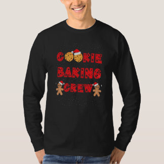 Cookie Baking Crew Gingerbread Men With Xmas Hats T-shirt