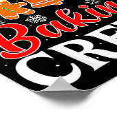 Cookie Baking Crew Gingerbread Xmas Holiday Cookie Poster (Hoek)